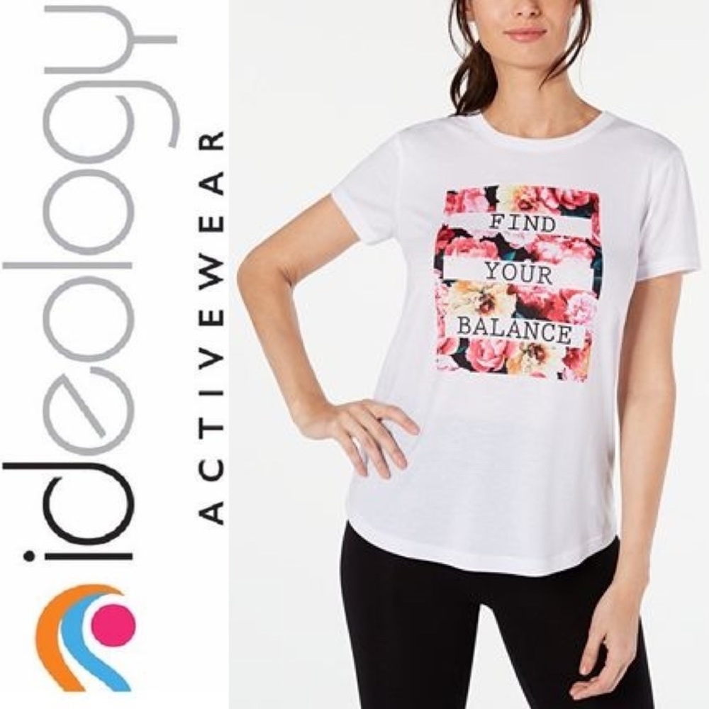 Ideology “Find Your Balance” Graphic Athletic Tee